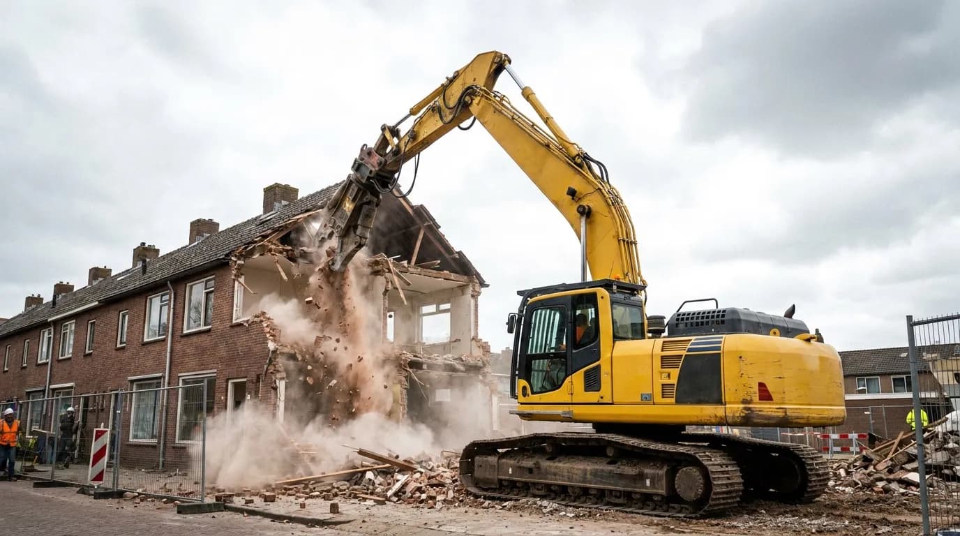 Sloopwerk in Noord-Holland