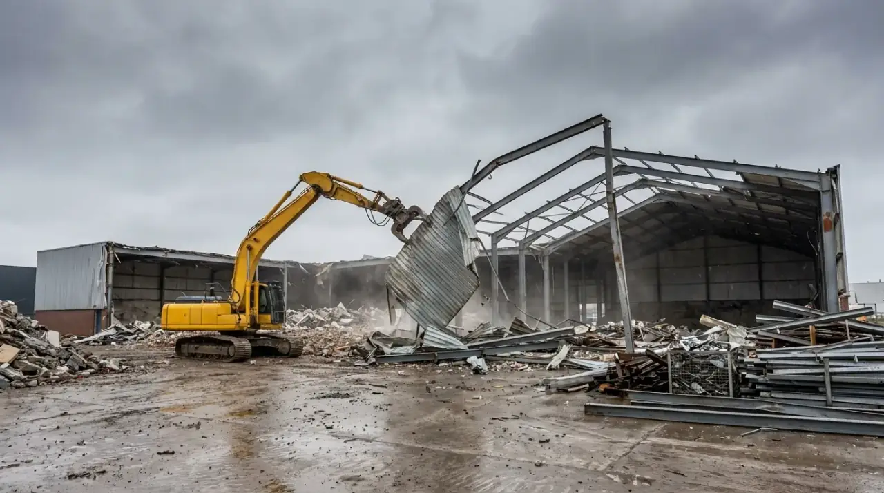 Gescheiden afvoer en maximaal hergebruik van materiaal.